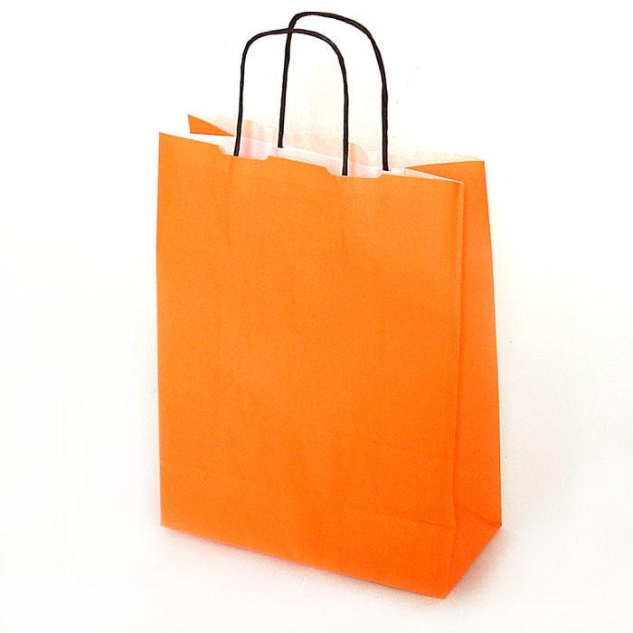Papiertragetasche Toptwist orange (24x11x31cm)
