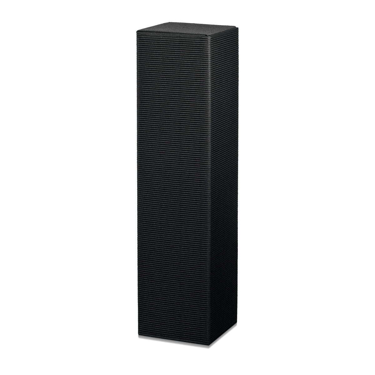 Weingeschenkkarton Offene Welle schwarz – Weingeschenkkarton Offene Welle schwarz (für 1 Flasche)