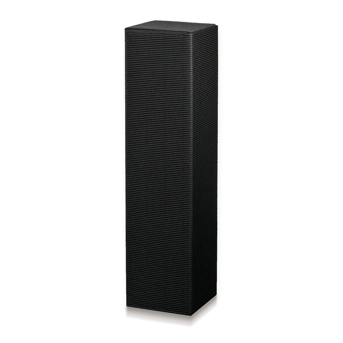 Weingeschenkkarton Offene Welle schwarz – Weingeschenkkarton Offene Welle schwarz (für 1 Flasche)