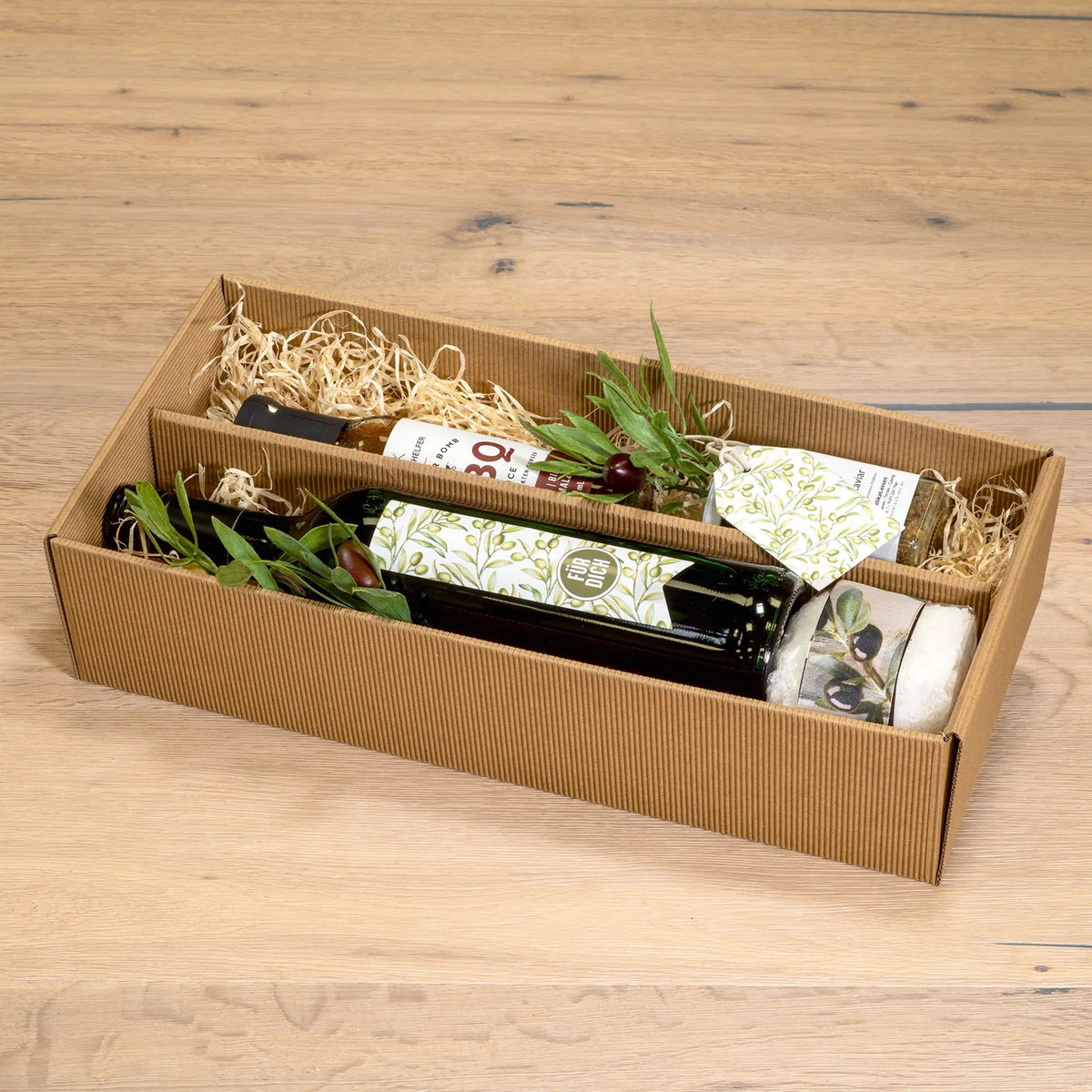 Weinschatulle natur – Beispiel