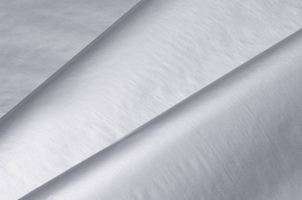 Dekopapier Pergamyn Mystik Quarz (perlmutt-silber) · Nr. 04570 – Dekopapierrolle Pergamyn 04570 (50cm breit 200m)