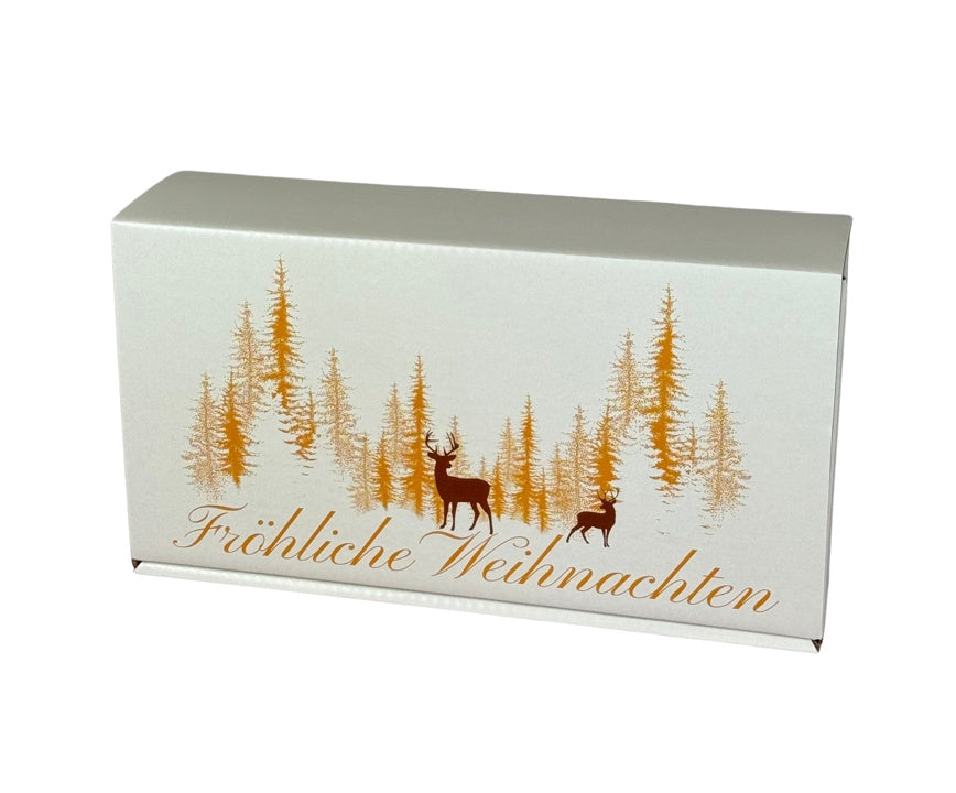 Weinpräsentkarton Goldene Zeit – für 2 Flaschen
