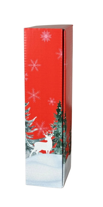 Weinpräsentkarton Winterwald – für 1 Flasche
