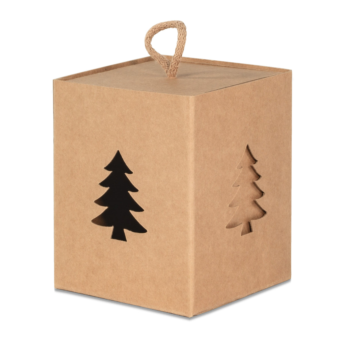 Tragekarton Natura Pur Tannenbaum mit Kordel – Tragekarton Natura Pur Tannenbaum mit Kordel