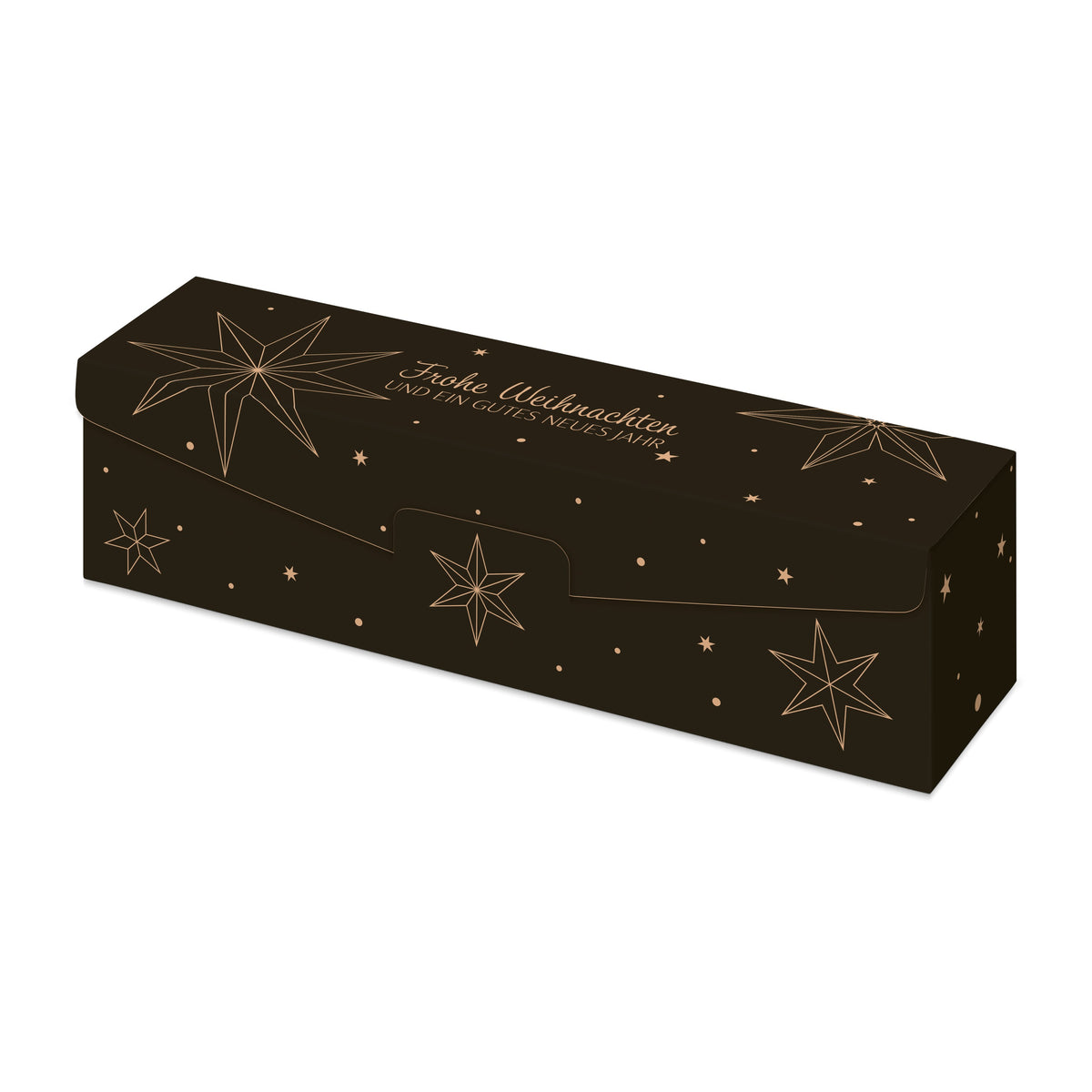Weinpräsentkarton "Natura Weihnachtssterne" – 1 Flasche