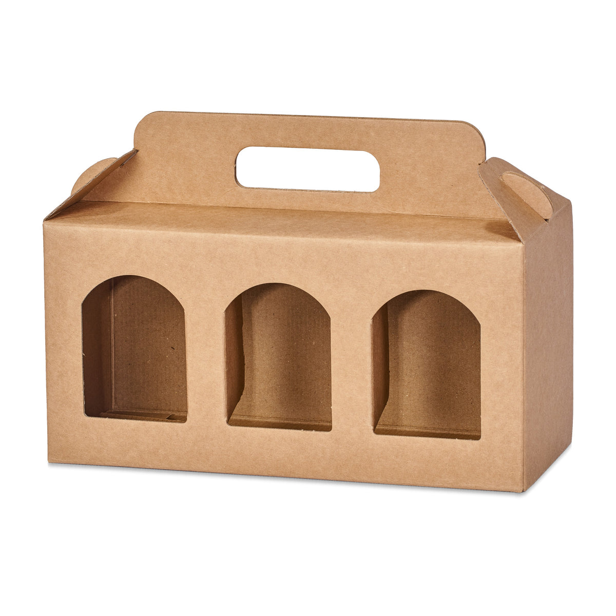 Feinkost-Tragekarton Gourmet Natura – Feinkost-Tragekarton Gourmet Natura (Trio = 25 x 8 x 12cm)