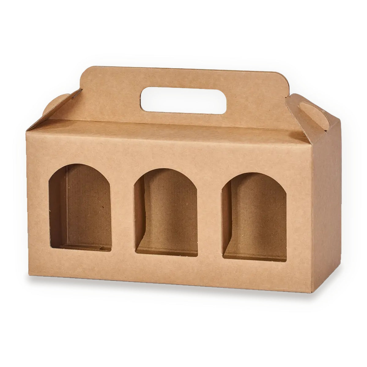 Feinkost-Tragekarton Gourmet Natura – Feinkost-Tragekarton Gourmet Natura (Trio = 25 x 8 x 12cm)