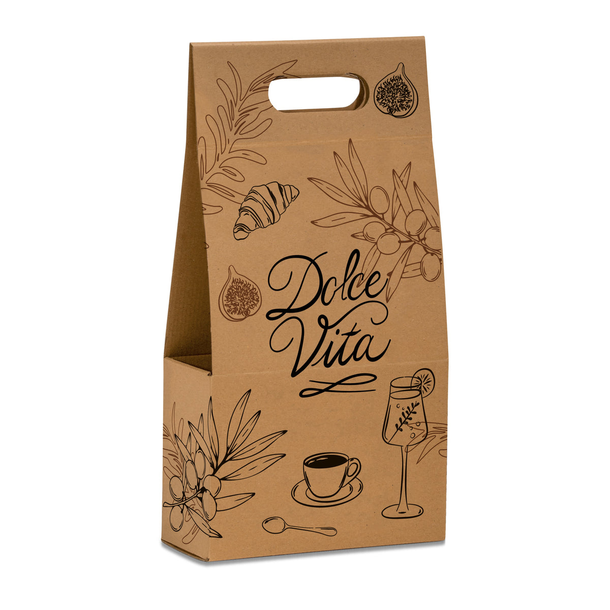 Tragekarton Allround Natura – Tragekarton Allround Natura Dolce Vita (50 Stück)