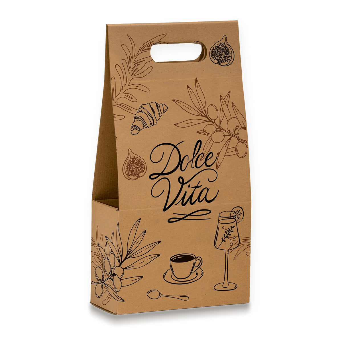 Tragekarton Allround Natura – Tragekarton Allround Natura Dolce Vita (50 Stück)