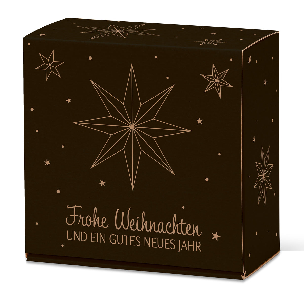 Geschenkbox Natura Weihnachtssterne – Geschenkbox Natura Weihnachtssterne (S = 20 x 20 x 10cm)