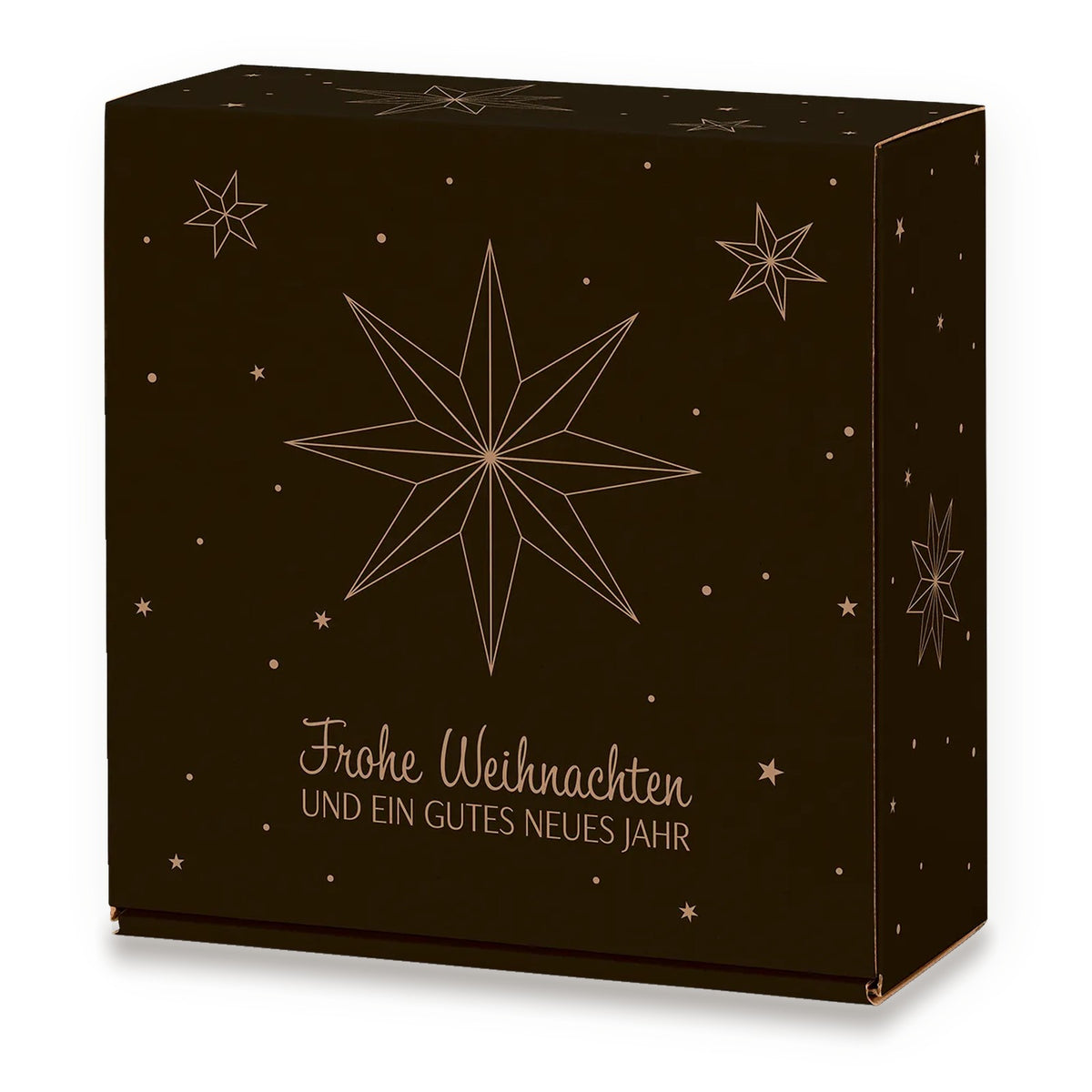 Geschenkbox Natura Weihnachtssterne – Geschenkbox Natura Weihnachtssterne (M = 25 x 25 x 10cm)