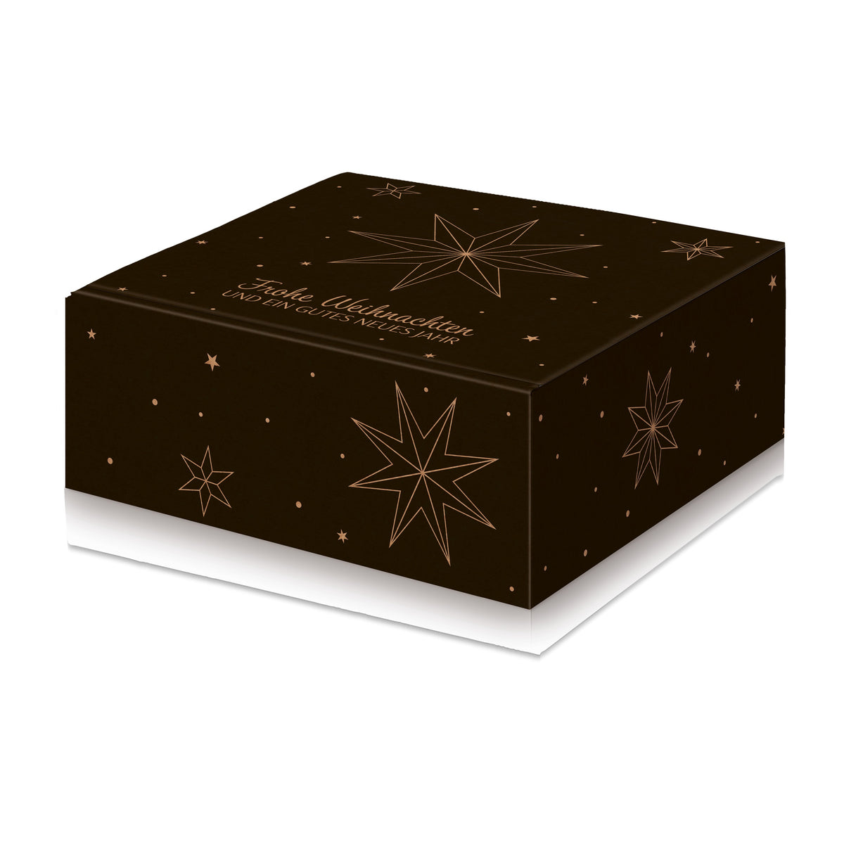 Geschenkbox Natura Weihnachtssterne – liegend