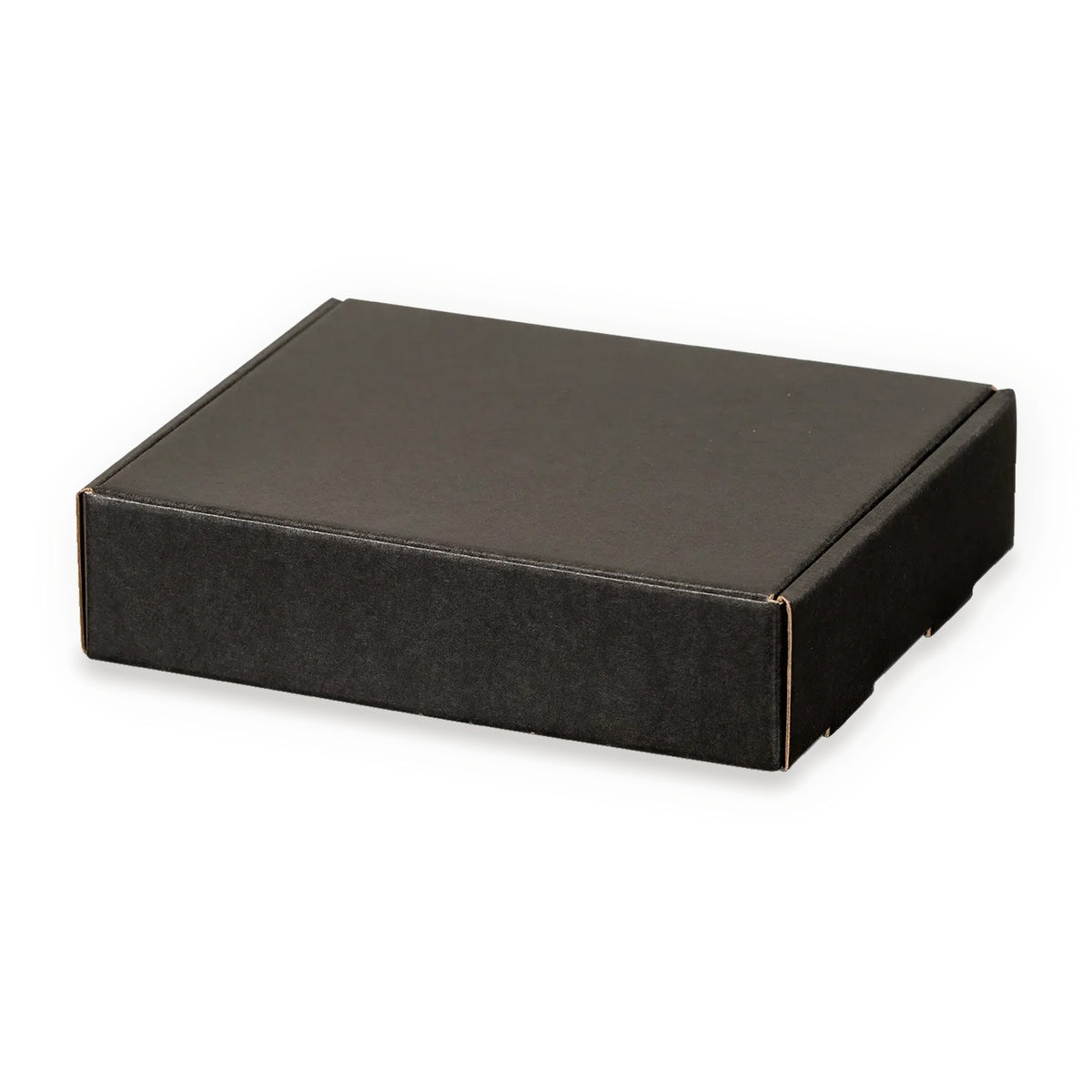 Geschenkbox Natura schwarz flach – Geschenkbox Natura schwarz flach (mittel = 20,5 x 17 x 5cm)
