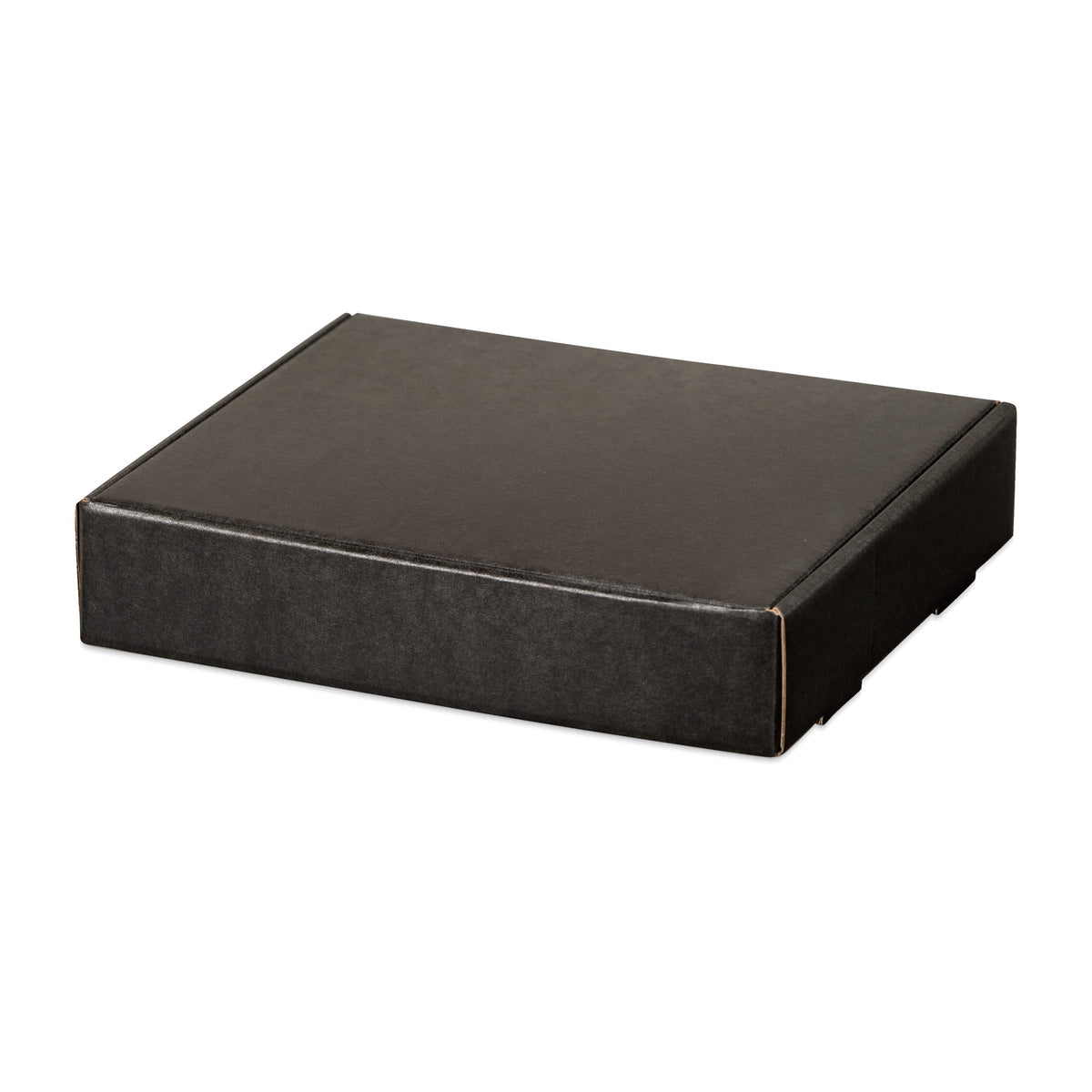 Geschenkbox Natura schwarz flach – Geschenkbox Natura schwarz flach (groß = 24,5 x 20 x 5cm)