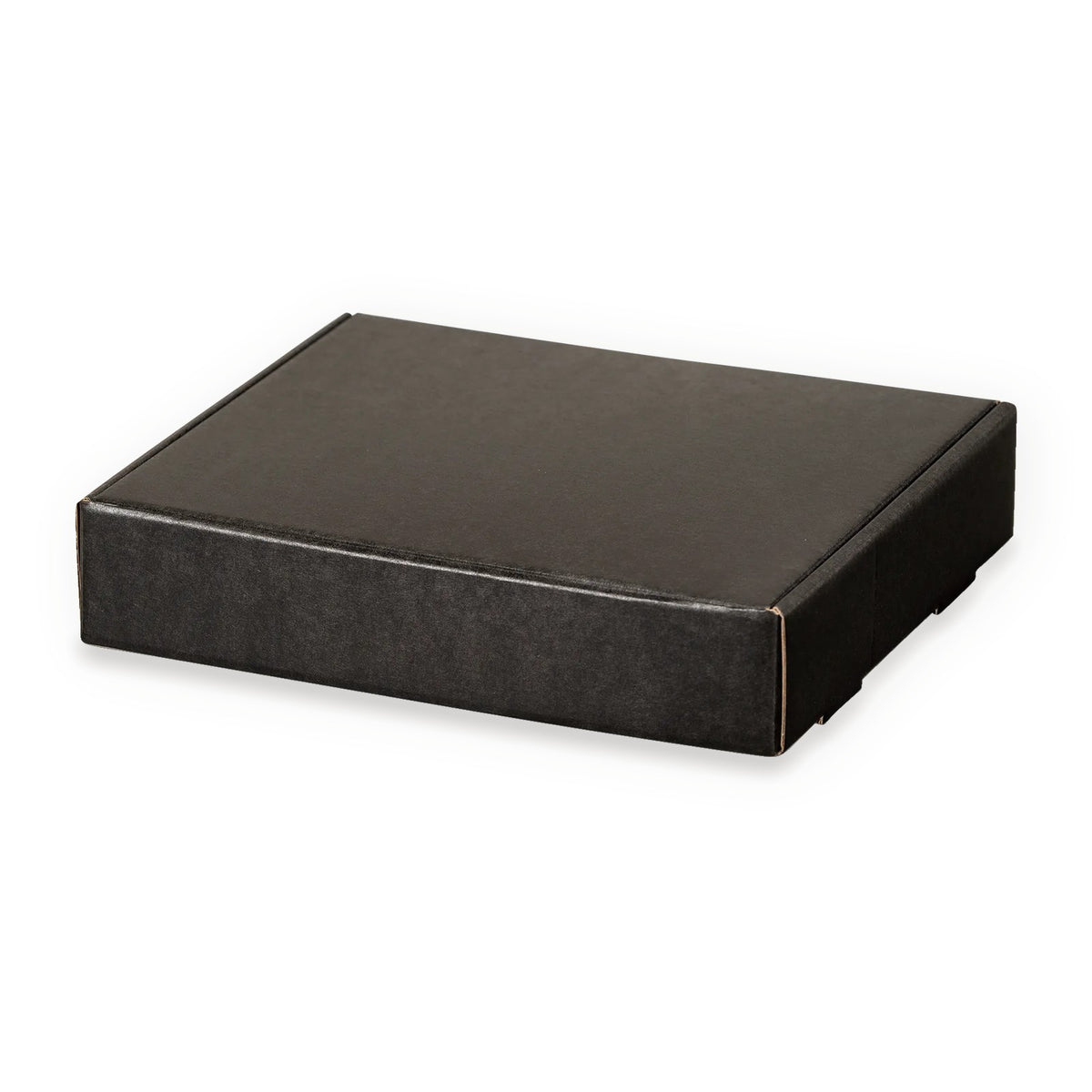 Geschenkbox Natura schwarz flach – Geschenkbox Natura schwarz flach (groß = 24,5 x 20 x 5cm)
