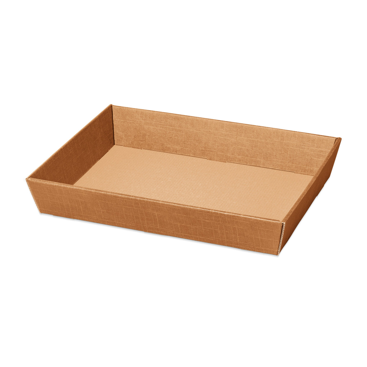 Präsentkorb viereckig flach Seta Natur – Präsentkorb viereckig flach Seta Natur (maxi = 31,5 x 22 x 5,5cm)