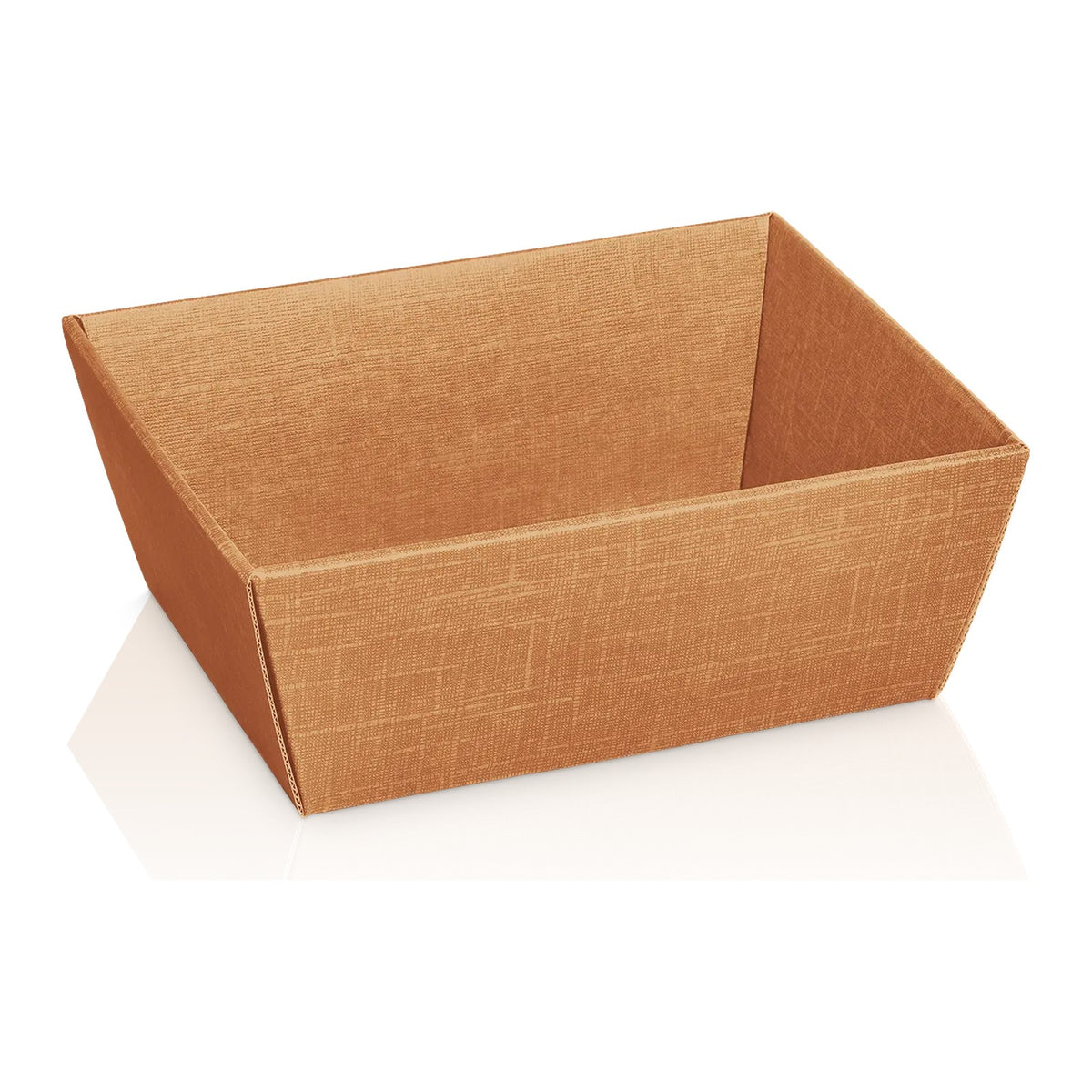 Präsentkorb viereckig Seta Natur – Präsentkorb viereckig Seta Natur (klein = 20 x 15 x 10cm)