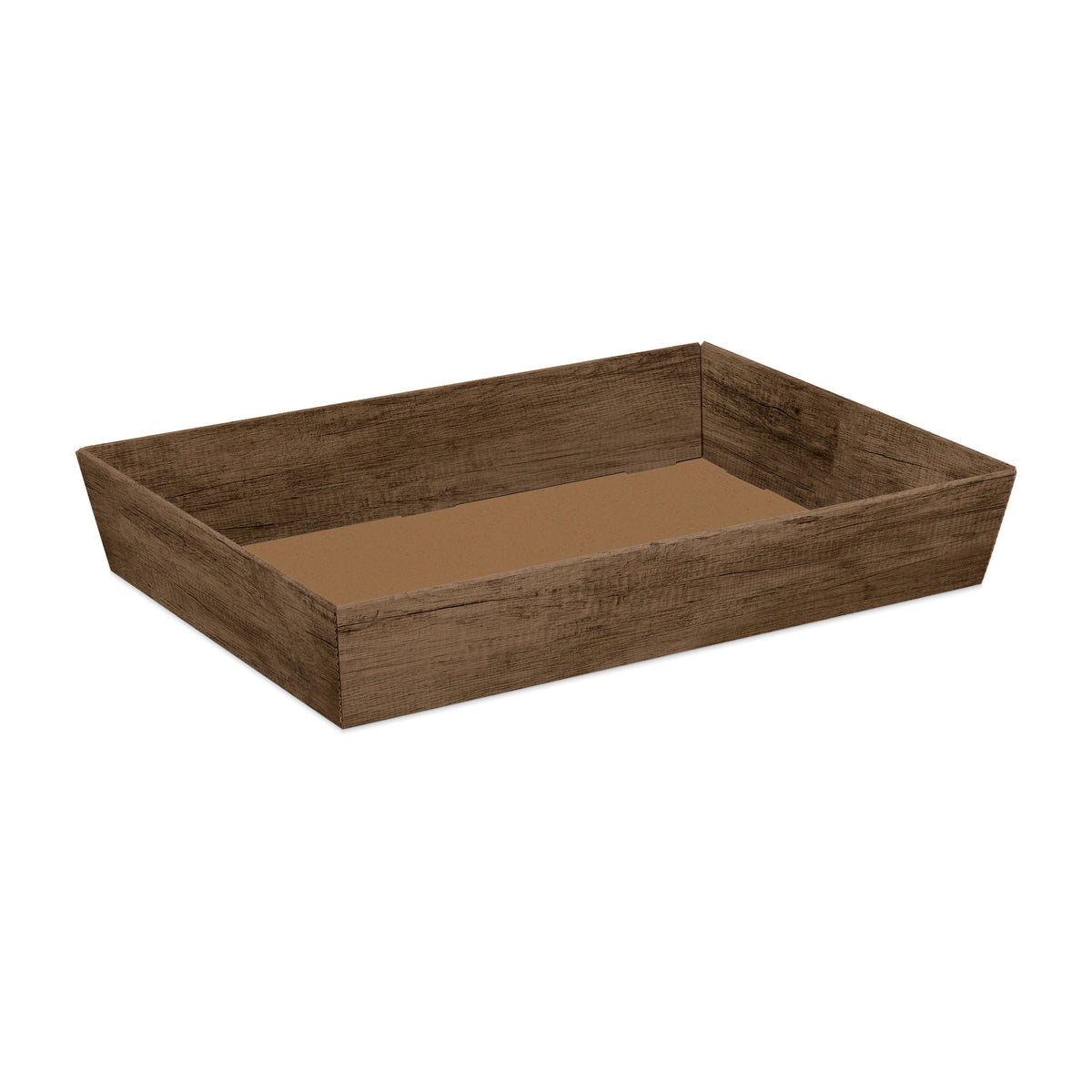 Präsentkorb viereckig flach Country – Präsentkorb viereckig flach Country (maxi = 31,5 x 22 x 5,5cm)