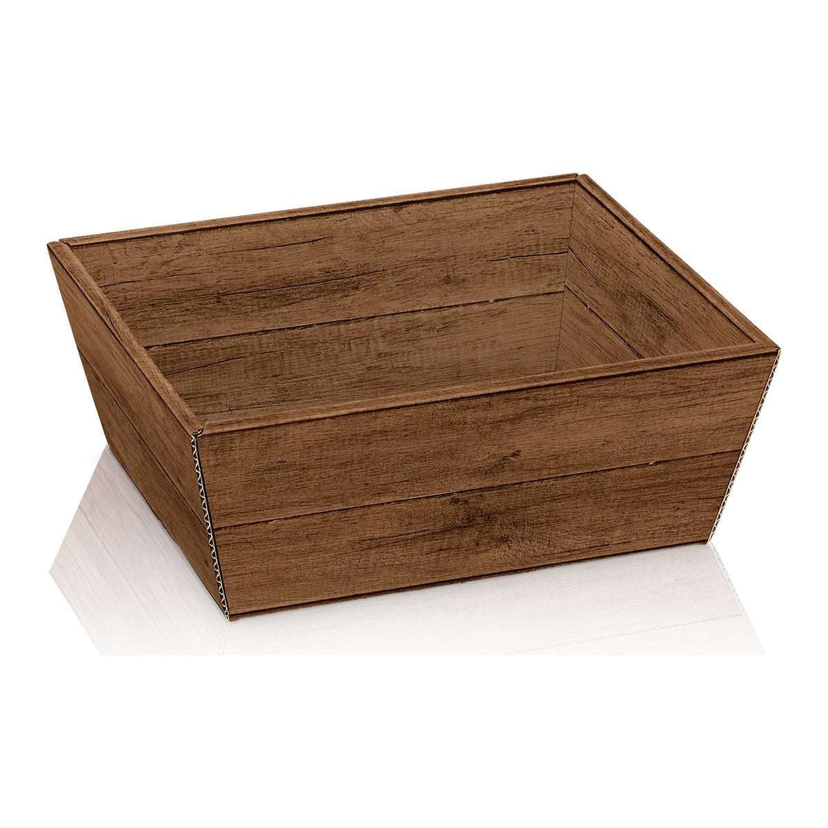 Präsentkorb viereckig Country – Präsentkorb viereckig Country (klein = 20 x 15 x 10cm)