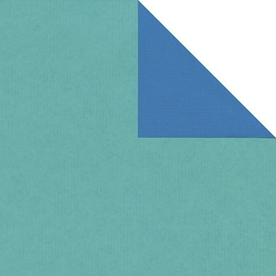 Geschenkpapier einfarbig salbeigrün, Rückseite lavendelblau · Nr. 60292 – Geschenkpapierrolle 60292 (30cm breit 200m)