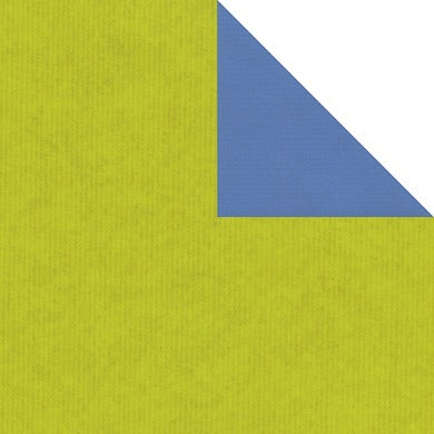 Geschenkpapier einfarbig limettengrün, Rückseite lavendelblau · Nr. 60294 – Geschenkpapierrolle 60294 (30cm breit 200m)