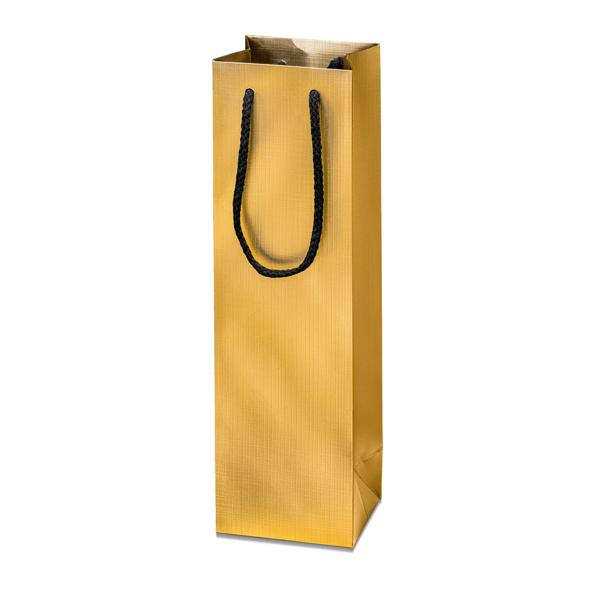 Tragetasche "Satina Gold" Strukturpapier – 20 Stück