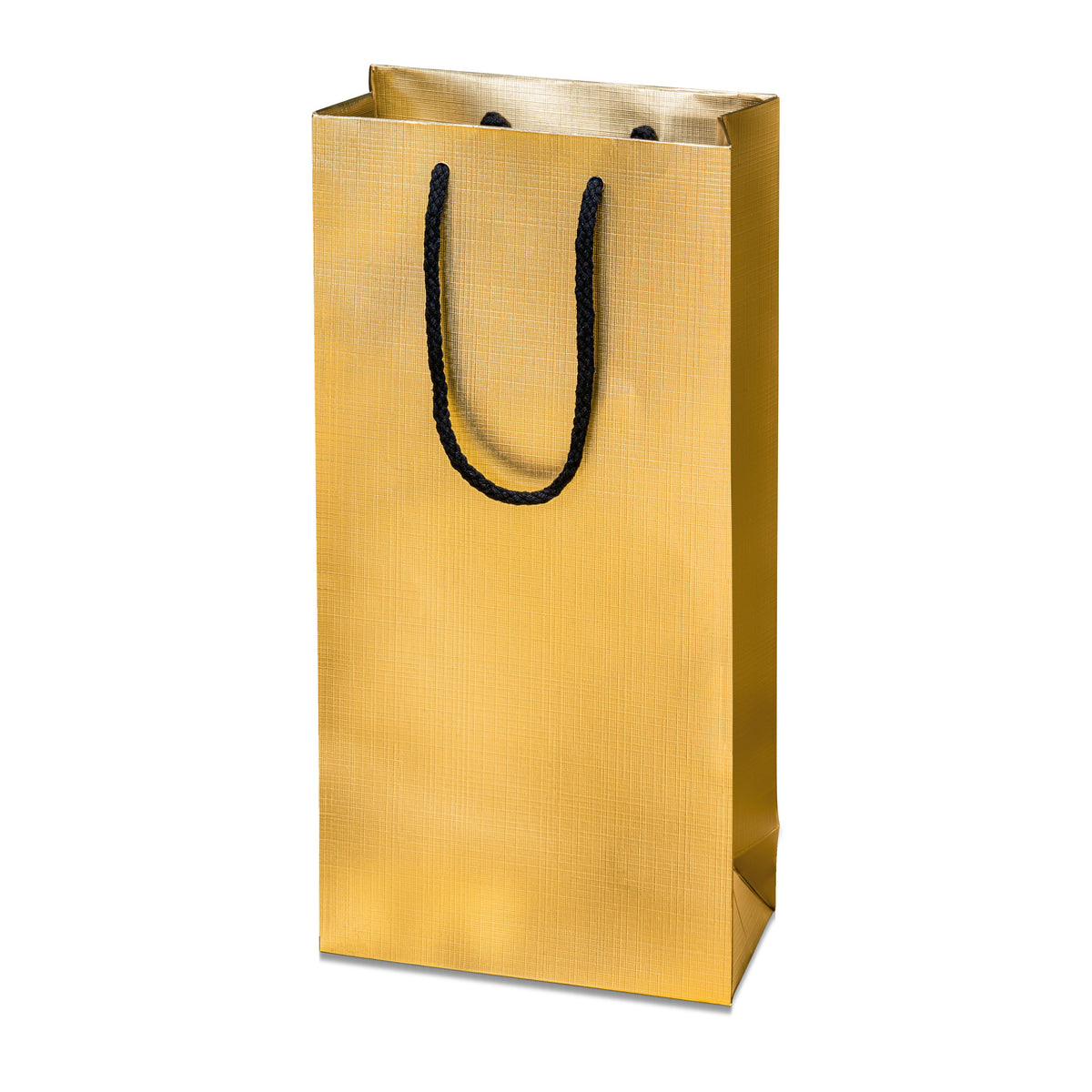 Tragetasche "Satina Gold" Strukturpapier – 20 Stück