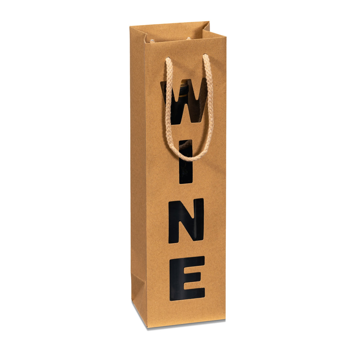 Papiertragetasche „Win(e)dow“ mit Fenster, Motive sortiert – Motiv Natur