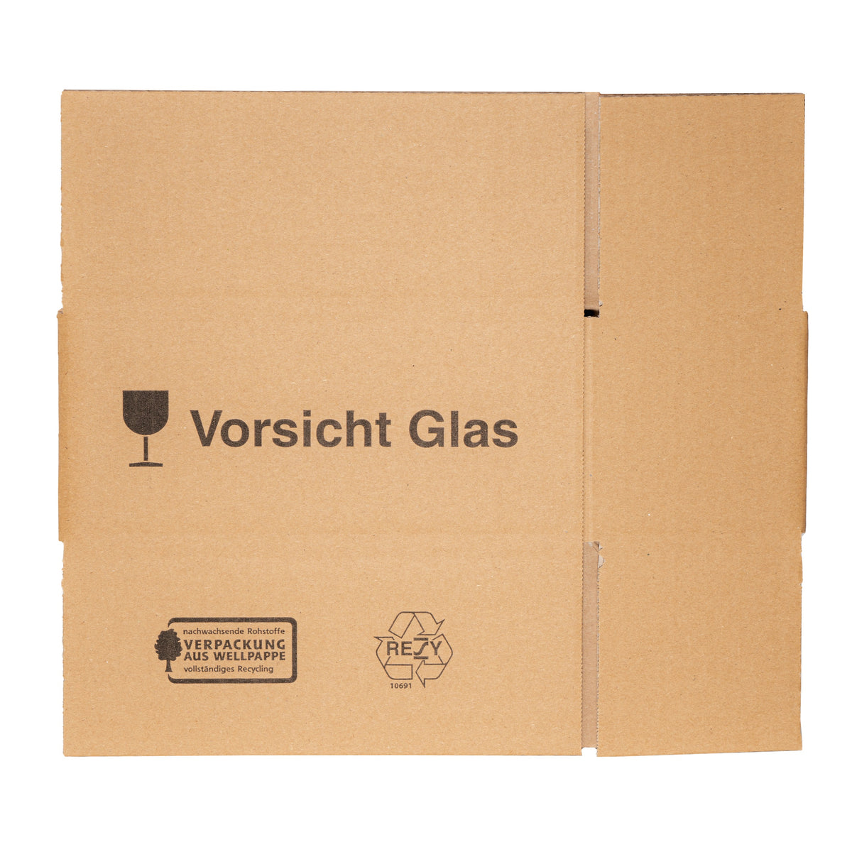 Versandkarton passend zu Geschenkverpackungen – flach liegend, zweite Ansicht