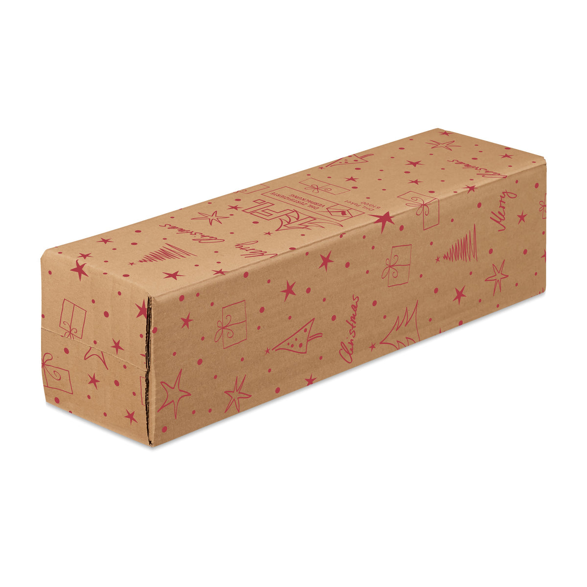 Versandkarton DU-LOG X-MAS liegend – Versandkarton DU-LOG X-MAS liegend (für 1 Flasche)
