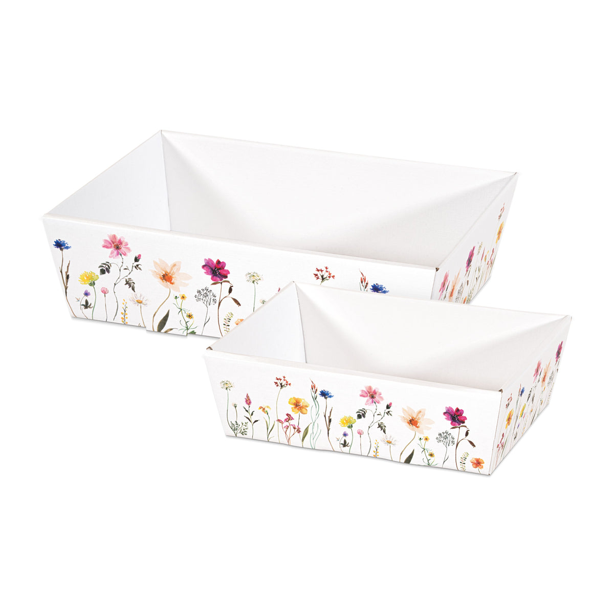 Präsentkorb viereckig Flowers – alle Größen