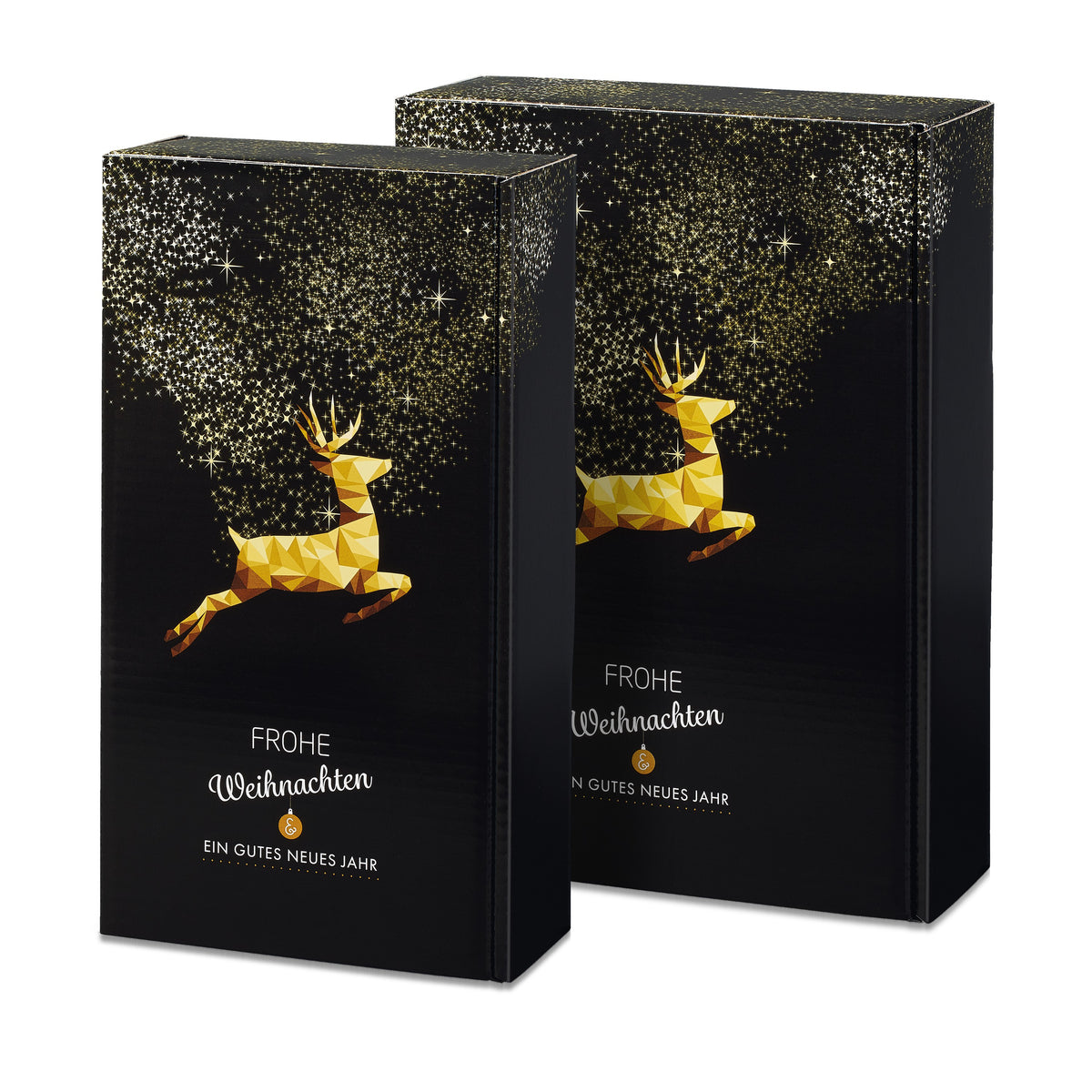 Weinpräsentkarton Goldhirsch – alle Größen