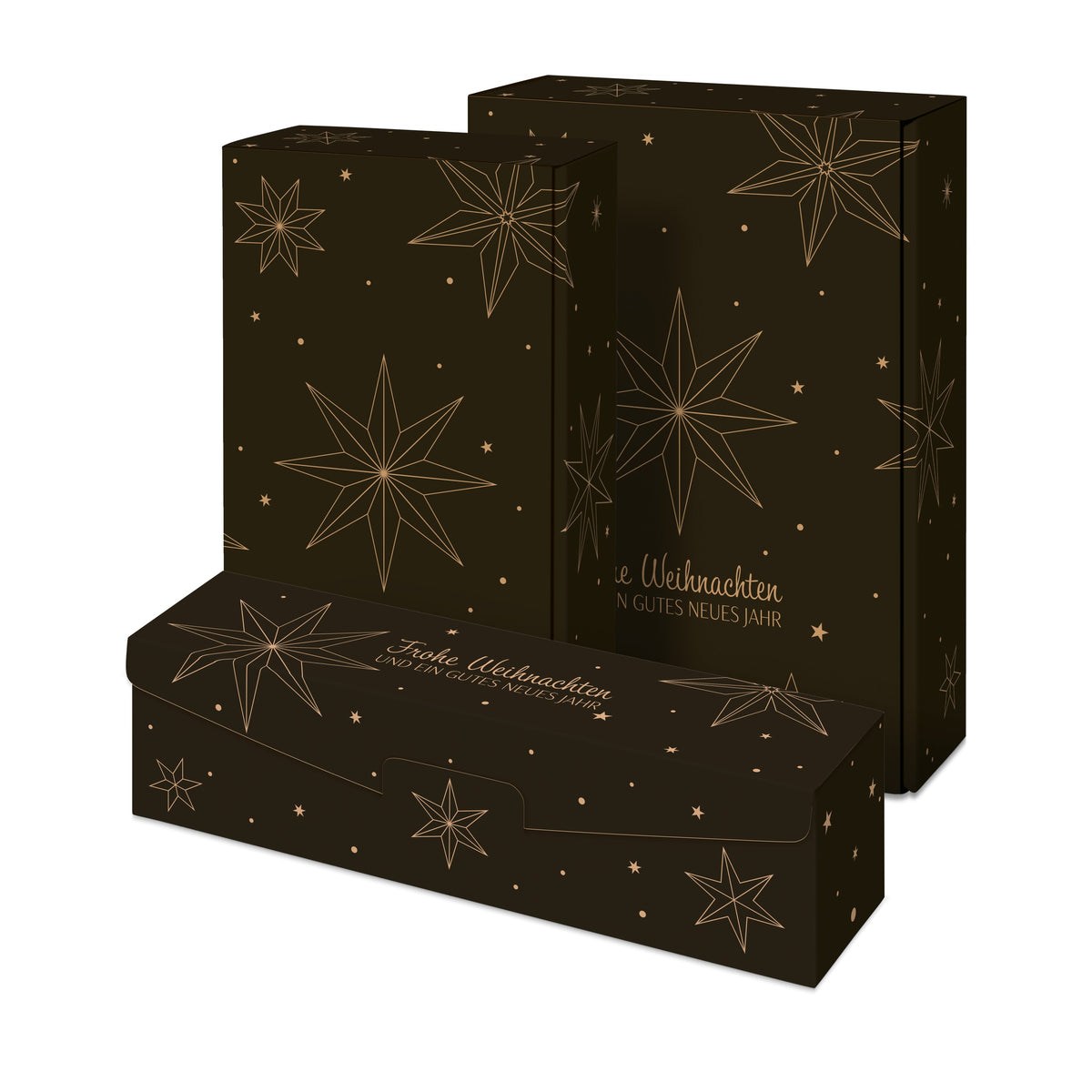 Weinpräsentkarton "Natura Weihnachtssterne" – alle Größen
