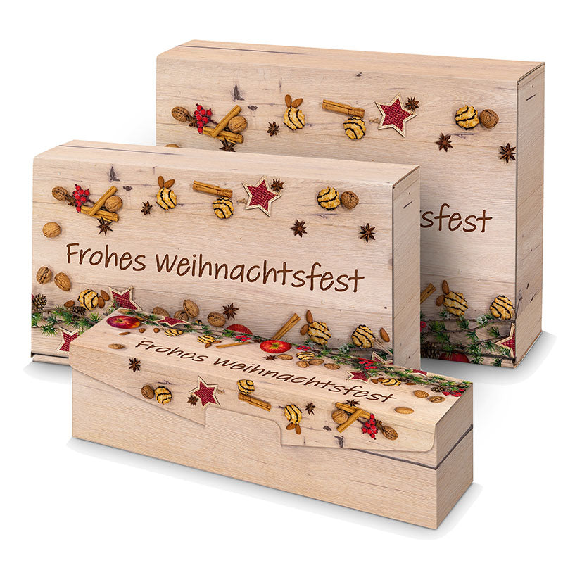 Weinpräsentkarton Weihnachtsfest