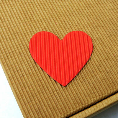 Sticker Herz rot