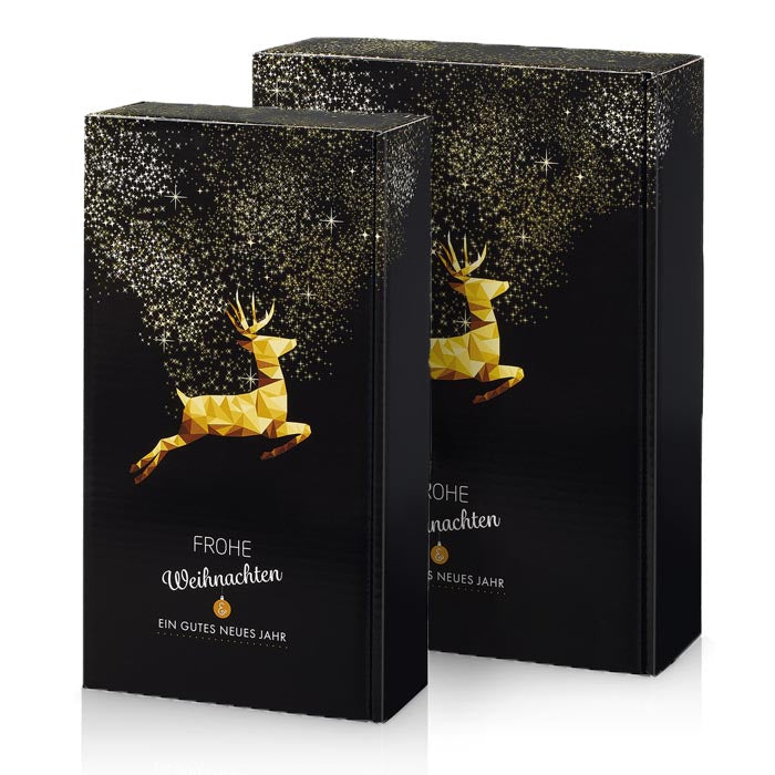 Weinpräsentkarton Goldhirsch