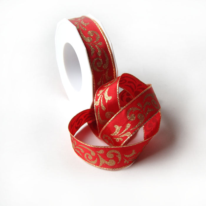 Geschenkband Monaco rot 20m