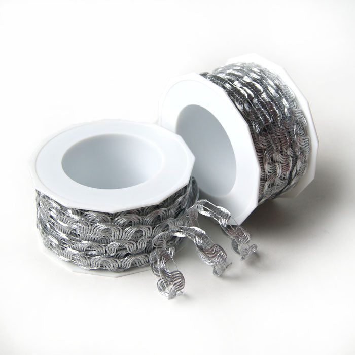 Geschenkband Nil silber