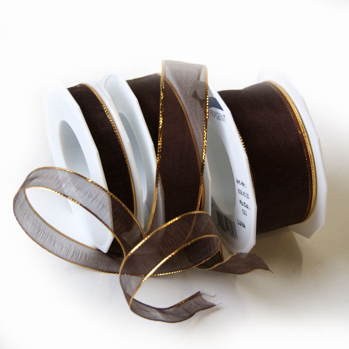 Geschenkband Luna braun