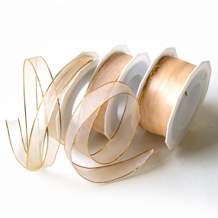 Geschenkband Luna gold