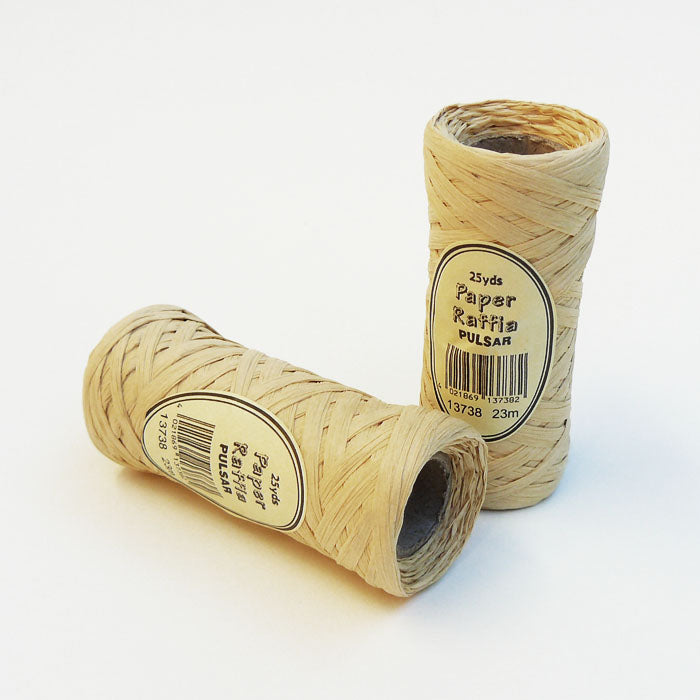Geschenkbband Raffia beige