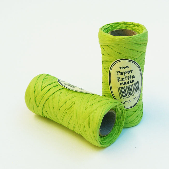 Geschenkbband Raffia hellgrün