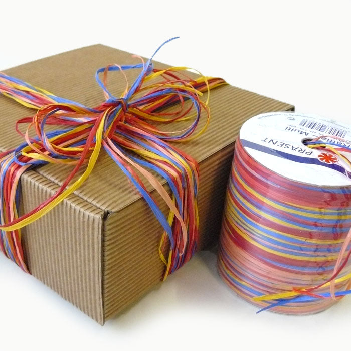 Geschenkband Raffia Multicolor 609