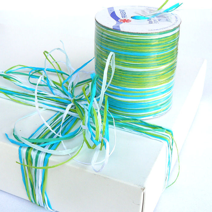 Geschenkband Raffia Multicolor 703