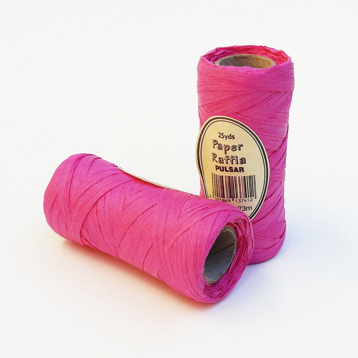 Geschenkbband Raffia pink