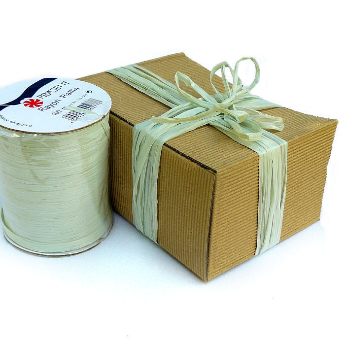 Geschenkband Raffia Rayon mintgrün hell