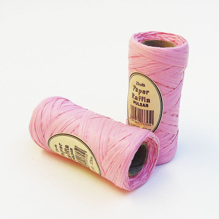 Geschenkbband Raffia rosa