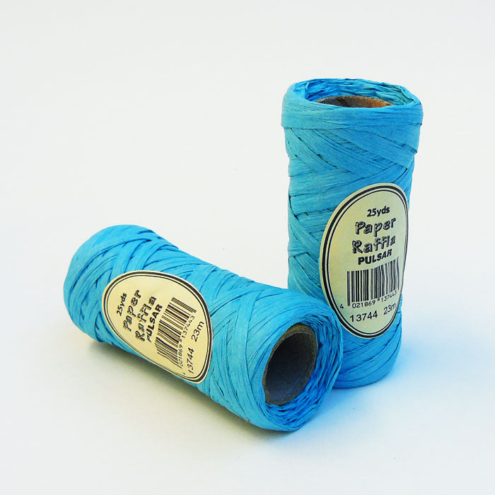 Geschenkbband Raffia türkis