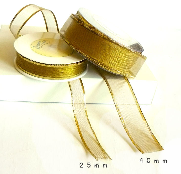 Geschenkbänder 'Madison' gold 50m