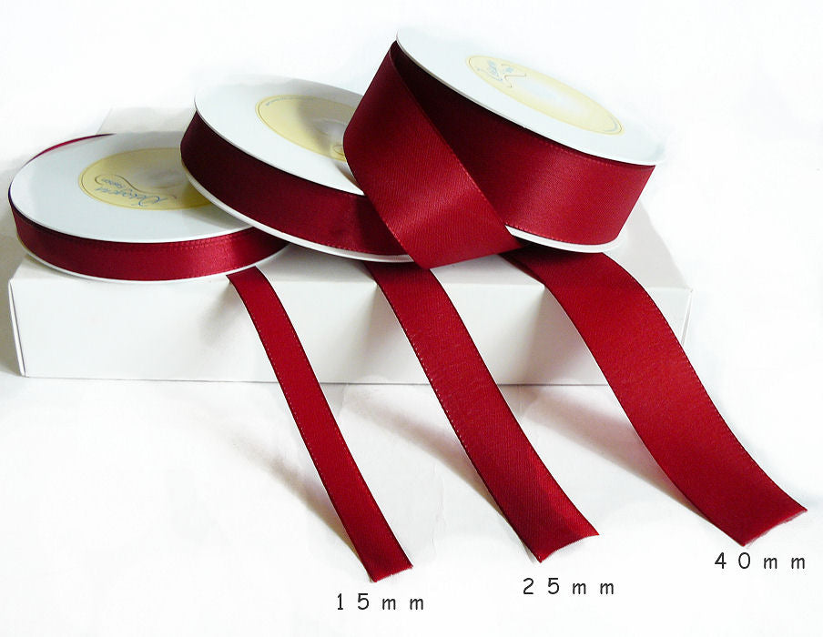Geschenkband Visco bordeaux 50m